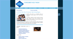 Desktop Screenshot of consumerhelpindia.com